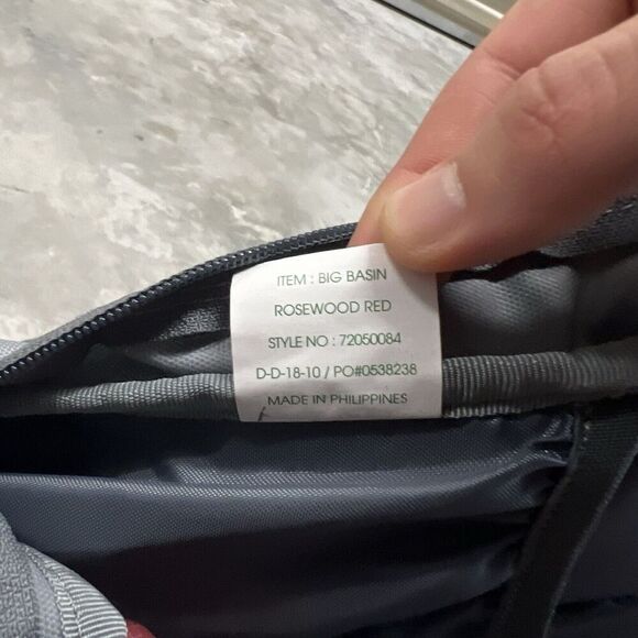 Kelty 72050084 Big Basin Rosewood Red Backpack 9L Hydration Day Pack w/o Bladder - Picture 5 of 6